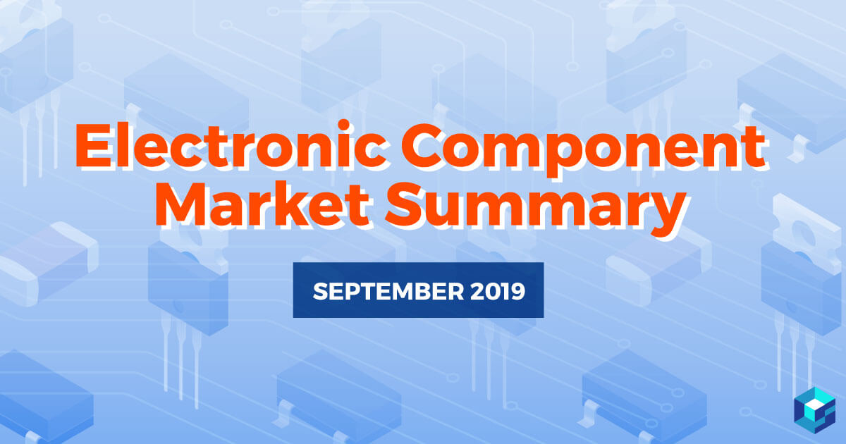 Image with Electronic Component Market Summary printed on it; to learn more about the market and where to procure BOM items from, check out Sourcengine. 