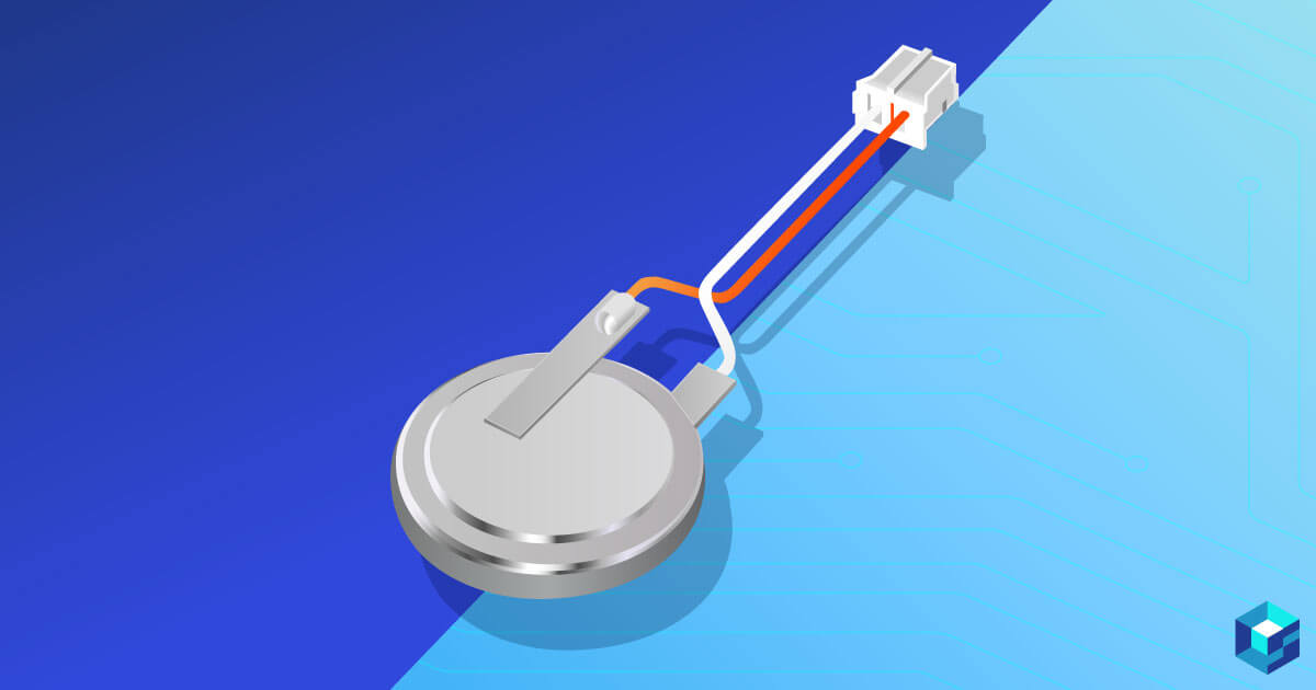 Image of a coin cell battery. Learn more about Jauch's lithium coin cell battery here at Sourcengine. 