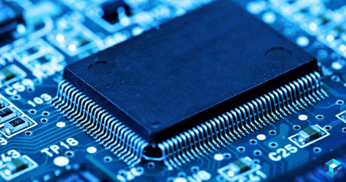 Component on a prefabricated circuit board; learn more about shortages in the electronic component industry and how to procure today at Sourcengine. 