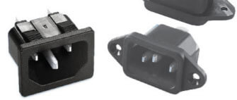 AdamTech ac inlet & outlet power connectors