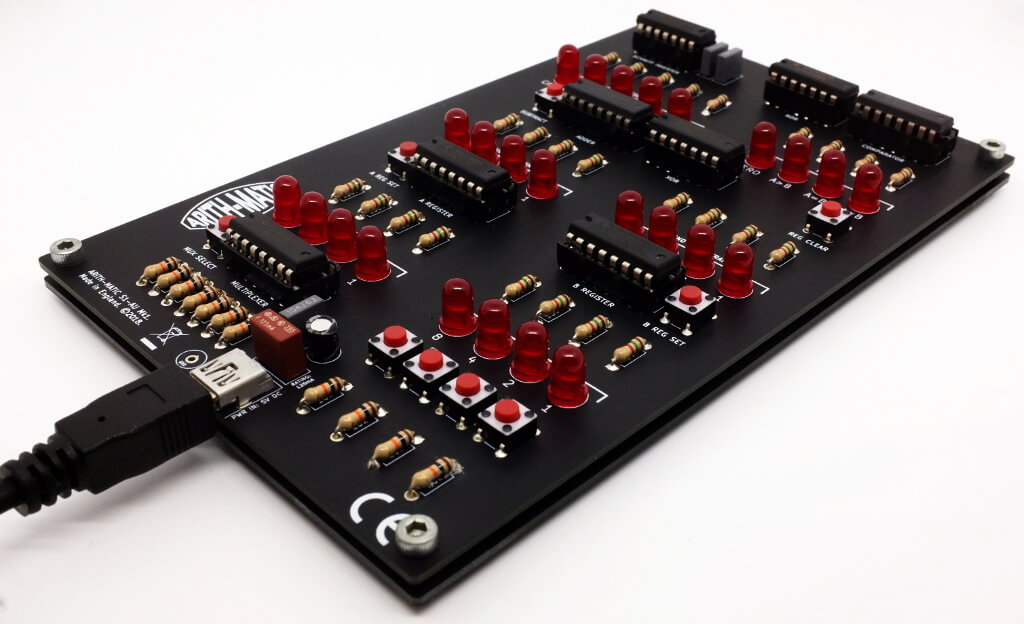 component placement on the S1-AU arithmetic unit