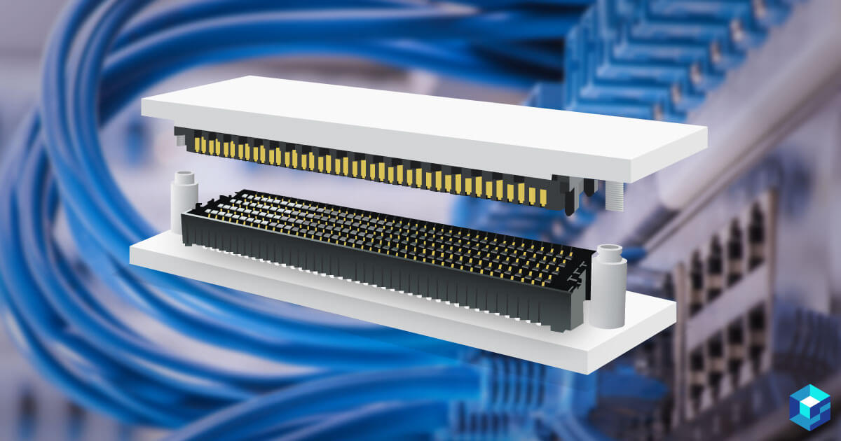 Graphic image of Samtec's Searay Seaf & Seam connectors. Sourcengine carries a wide selection on connectors. Learn more.