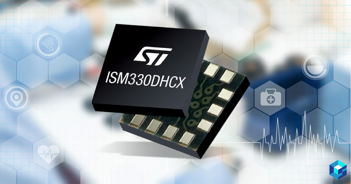 Image of STMicroelectronics' Intertial SiP Module. This module and others like it are available on Sourcengine.