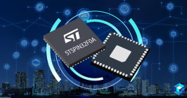 Graphic image with STMicroelectronics printed on it with a microcontroller image; take a look at Sourcengine's data sheets on microcontrollers. 