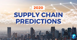 Graphic with supply chain predictions printed on it. Learn more about supply chain predictions for the electronic components industry at Sourcengine.