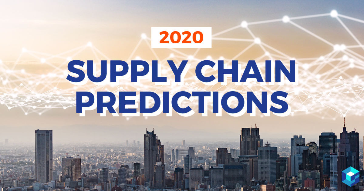 Graphic with supply chain predictions printed on it. Learn more about supply chain predictions for the electronic components industry at Sourcengine.