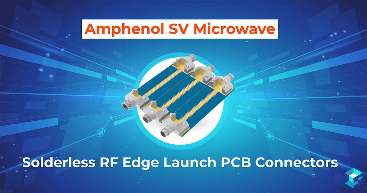 Graphic with Amphenol connector on it and wording for SV Microwave; read more at Sourcengine.