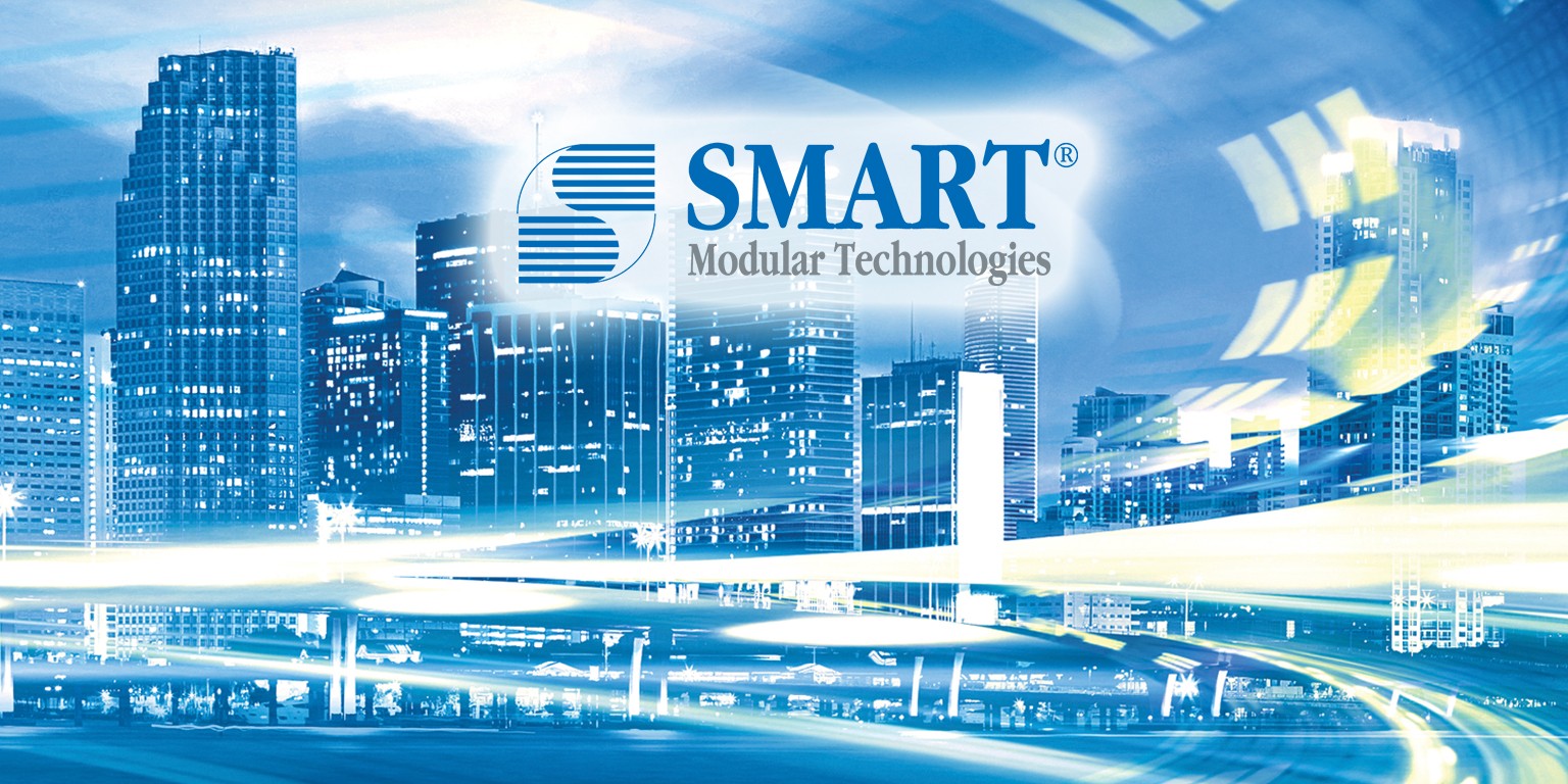 Smart city backdrop with words Smart Technologies printed on it; find out how Smart Modular DuraFlash can help your next project. Check it out, here, on Sourcengine. 