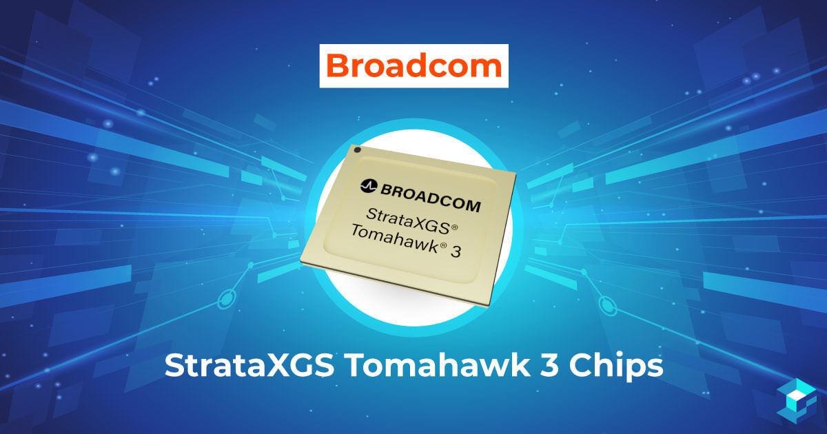 Image with Broadcom's BCM56980BOKFSBG StrataXGS Tomahawk printed on it. Learn about compatibility and availability of this chip on Sourcengine. 