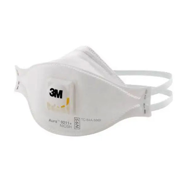 Disposable N95 respirator mask from 3M. Disposable masks are essential personal protective equipment for people working in component manufacturing. For this and more, see Sourcengine.