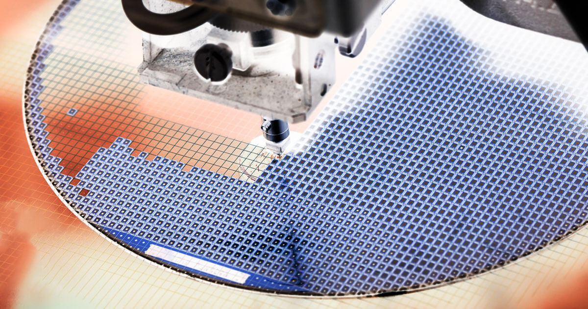 Wafer technology under design engineering; for more on the latest chips and components, see Sourcengine's growing list of manufacturers and suppliers.