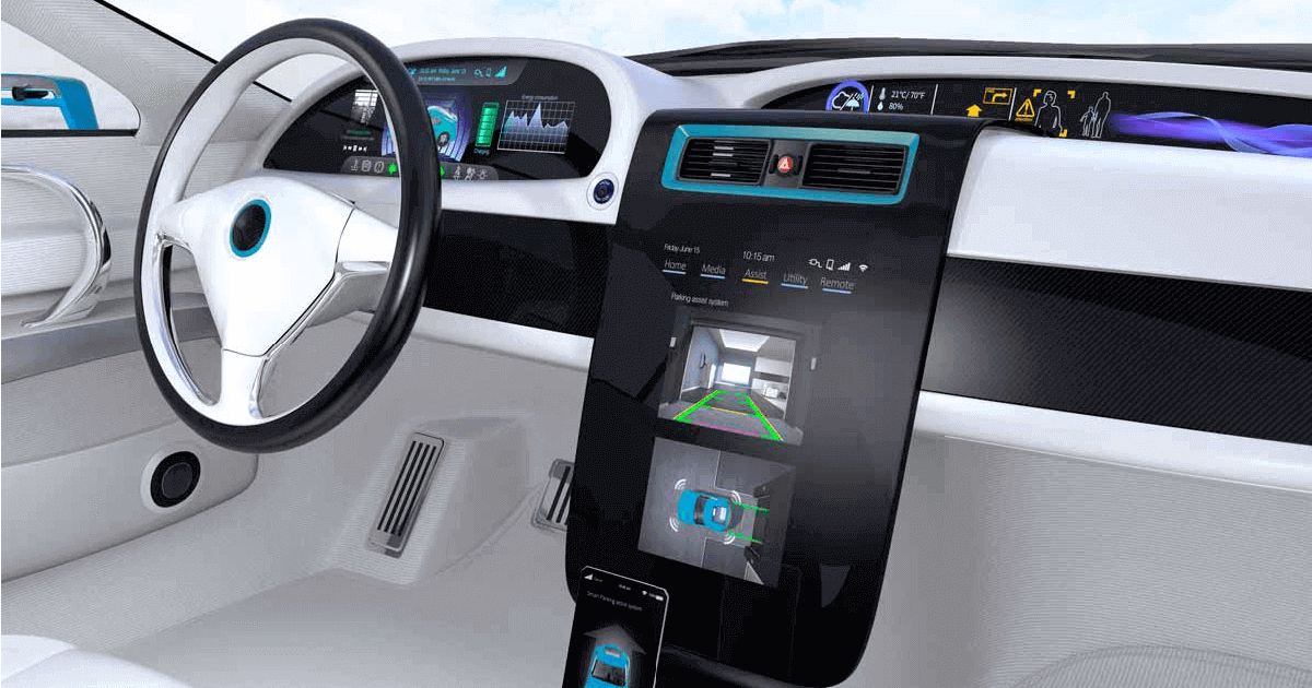 Digital automotive cockpit on display; these infotainment systems will be a big draw in 2021 and will also contribute to the ongoing component shortage felt industry-wide; search Sourcengine for your component, shortage, and alternate needs.