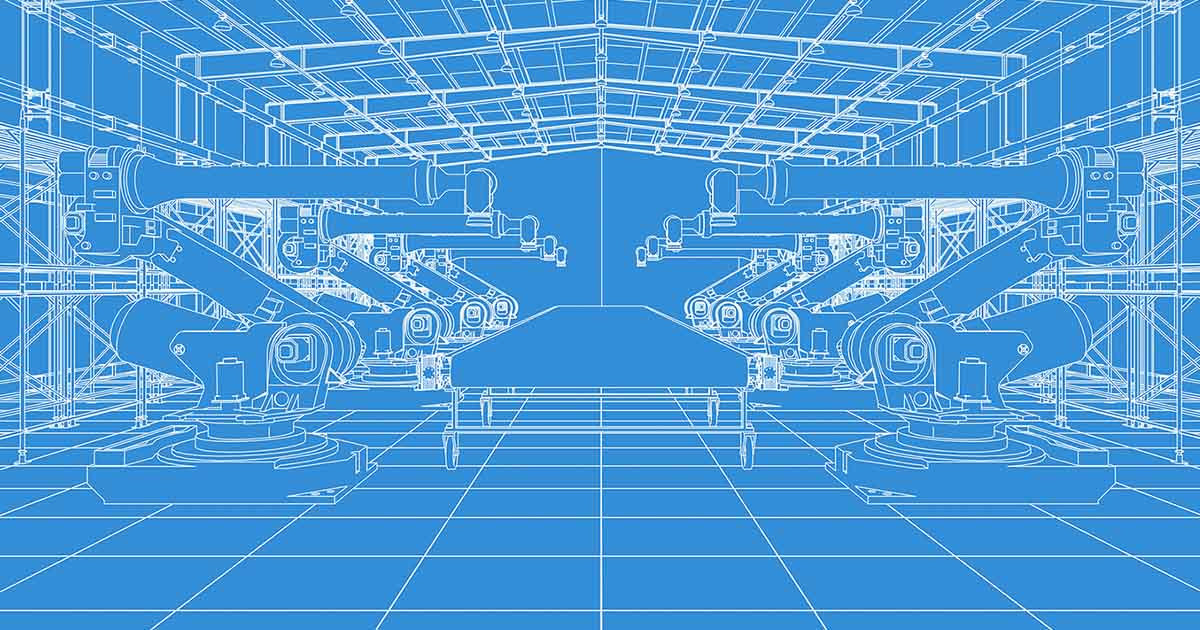 Blueprint visual of fabrication center; Samsung's new factory in Austin, Texas will help shore up supply routes in N. America. For the latest industry news and sourcing components, see Sourcengine.