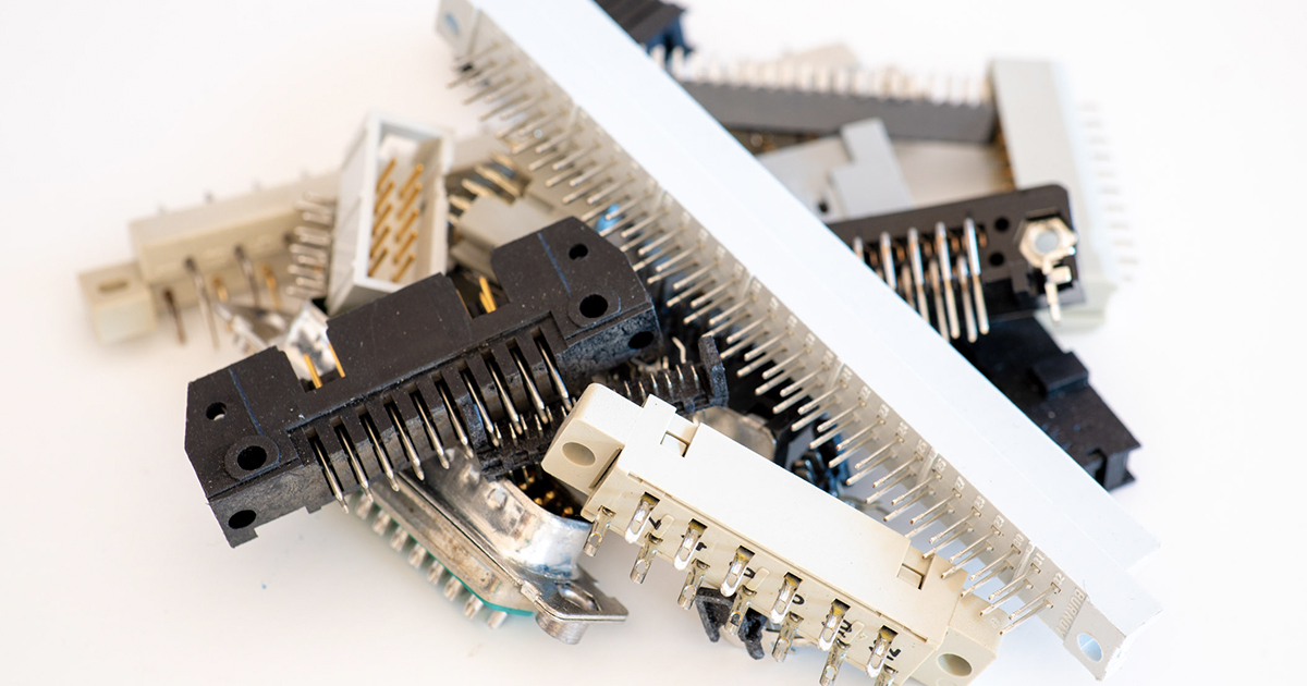 A pile of connectors of varying sizes, colors. and types. | Sourcengine