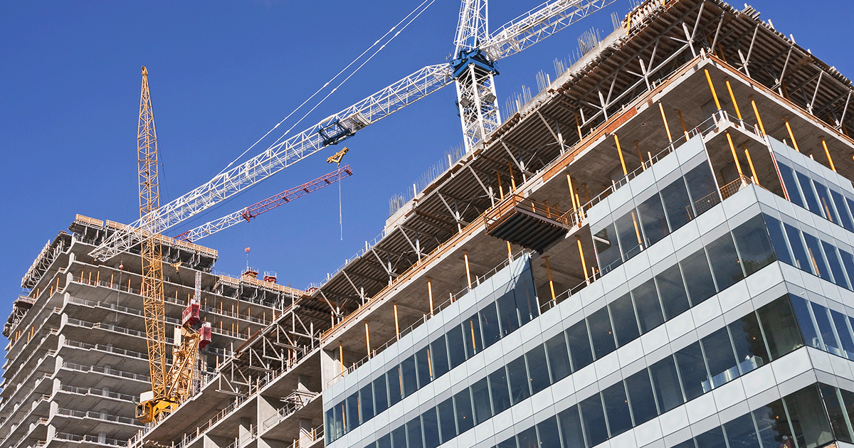 a building is being constructed