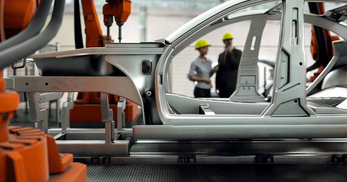 An automotive production line