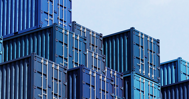 stacked containers