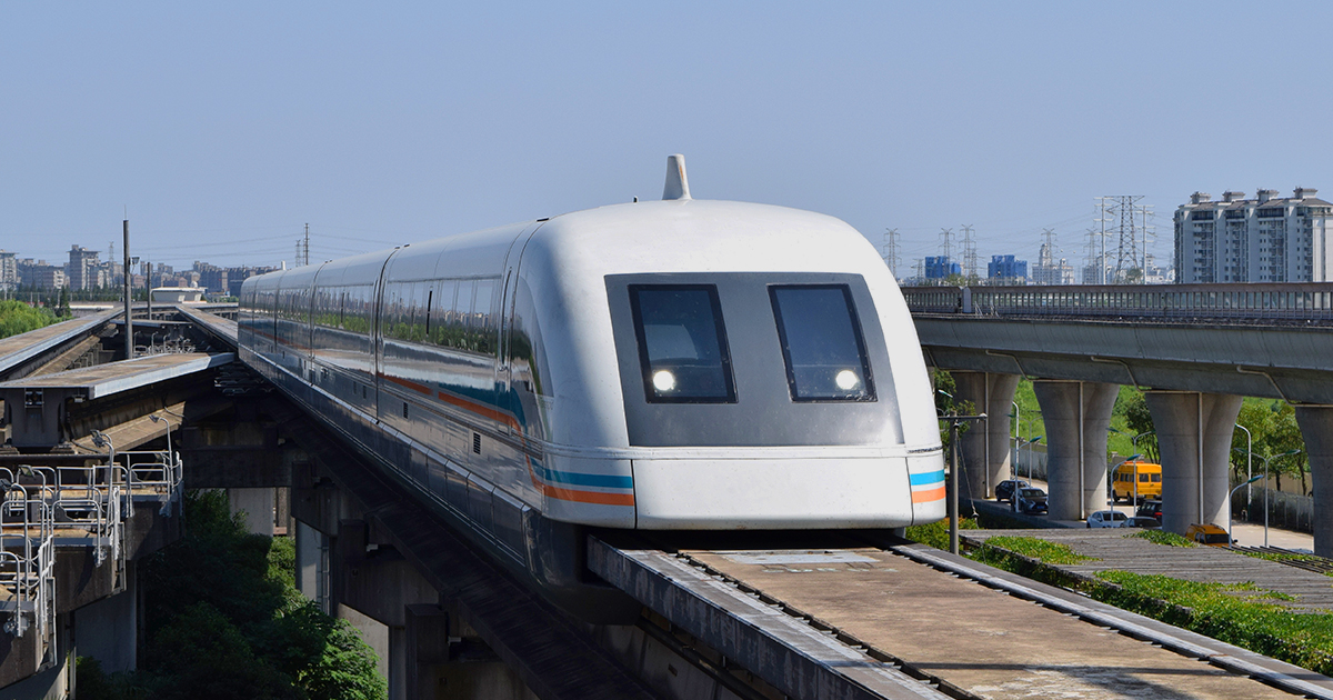 The levitating train