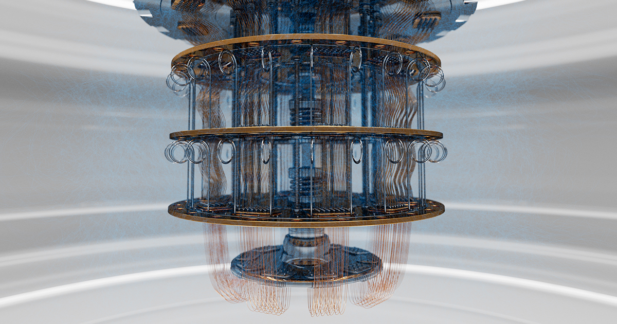 An image of a quantum computer 